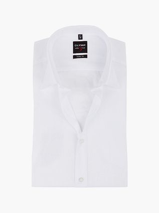 OLYMP Level 5 Kortærmet Hvid
