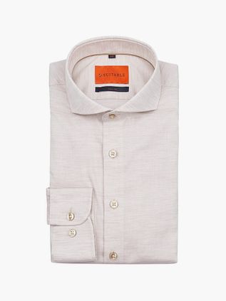 Suitable Melange Camisa Elegante Beige