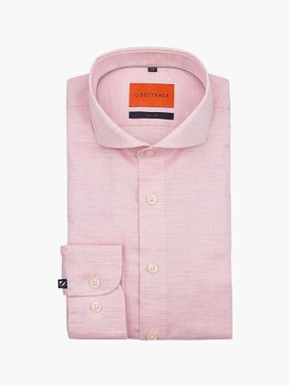 Suitable Melange Skjorte Lyserød