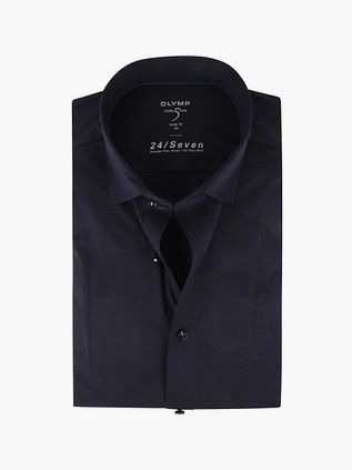 Camicia OLYMP Lvl 5 24/Seven blu navy