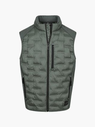 CASAMODA Bodywarmer Hybrid Puffer Olive