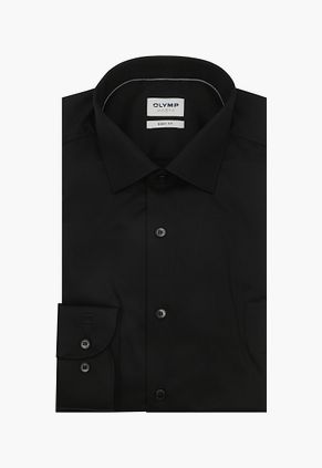 Olymp Camicia Uomo Business Level Five Body Fit - Maniche Lunghe, Twill, Colletto New York Kent, Cotone Ed Elastolefina, Ozon 12.41
