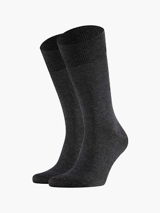 FALKE Happy Socks 2-Pack Antrasitt Melange