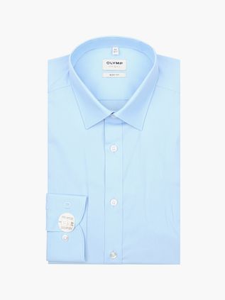 OLYMP Level Five Skjorte Med Ekstra Lange Ærmer Lyseblå