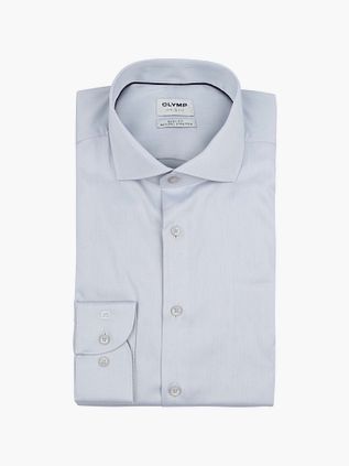 OLYMP Chemise Level 5 Twill Argent