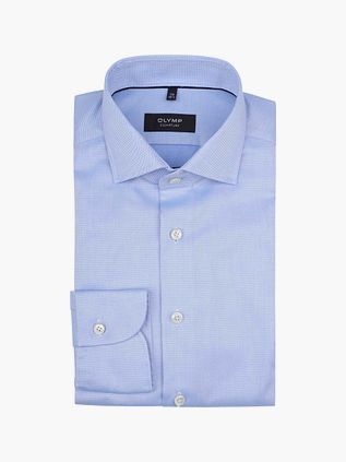 Olymp Signature Skjorte Savio Lyseblå