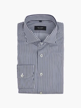 Olymp Signature Skjorte Stribe Blå