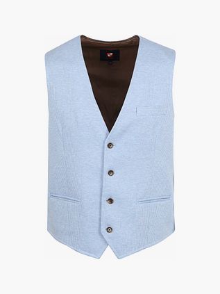 Suitable Chaleco De Traje Gris Azul