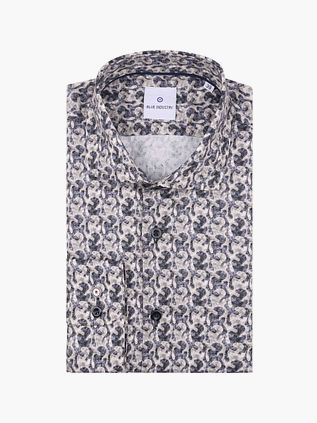 Blue Industry Skjorte med blåt print