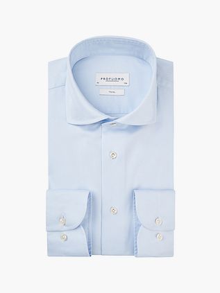 Profuomo Rejse Skjorte Blå