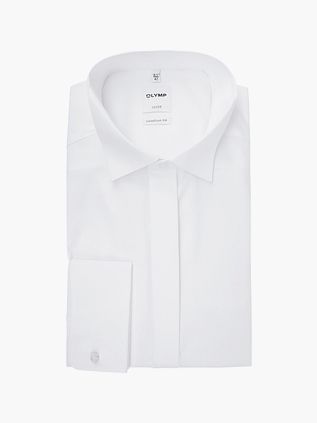 Olymp Luxor Smoking Skjorte Hvid Comfort Fit