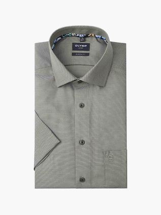 OLYMP Modern-Fit Kortærmet Grøn