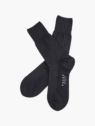 Falke Airport PLUS Sok Zwart Wolmix 3000