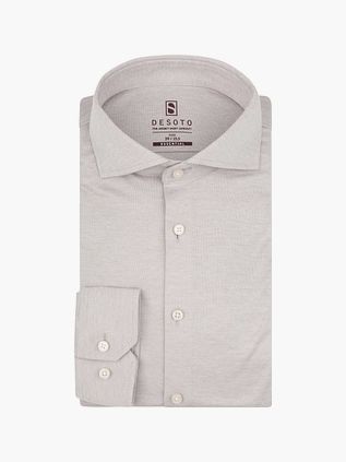 Desoto Essential Skjorte med Haj Piqu̩ Beige