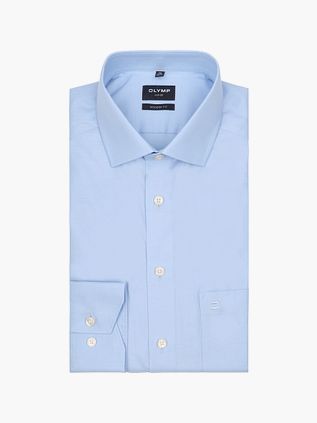 OLYMP Bomuldsskjorte Luxor Blå