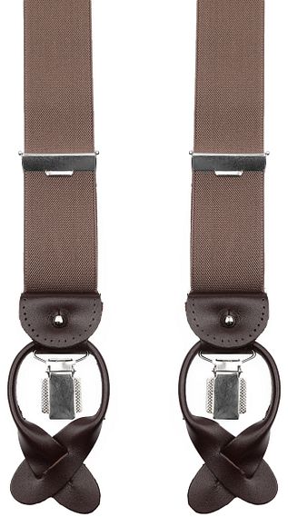 thumbnail image 2 of SuspenderStore Red & Green Suspenders – Clip-On, 4 Sizes Including Big & Tall, Men's 2 of 5