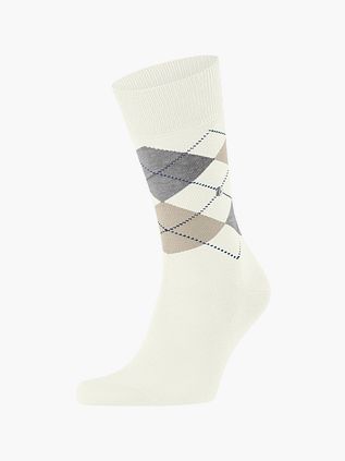 Skarpetki Burlington Manchester w kratę Off-White 2049