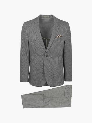 Suitable Flex Jersey Suit Grå