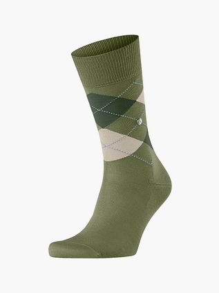 Burlington Manchester Sok Ruit Groen 7473