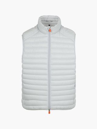 Save the Duck Vest Adam Lysegrå