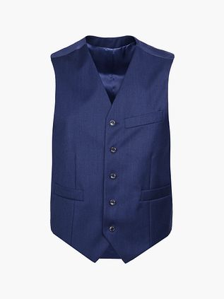 Suitable Gilet Evans Laine Bleu Marine