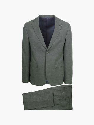 Suitable Toulon Dragt i uld, olivengrøn