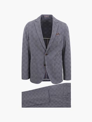 Suitable Kostüm Flex Karos Blau