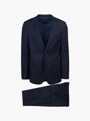 Suitable Uldragt i Uld, Marineblå