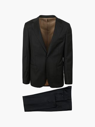 Suitable Kostym Ull Svart