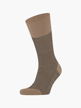 Calcetines Falke Airport Herringstripe en beige