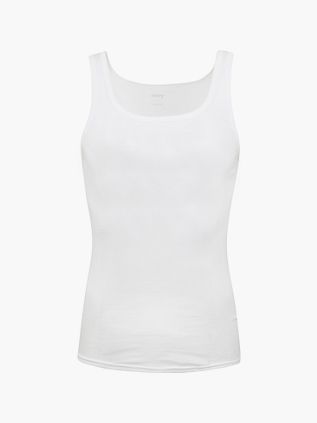 Mey Noblesse camiseta interior tipo Athletic blanca