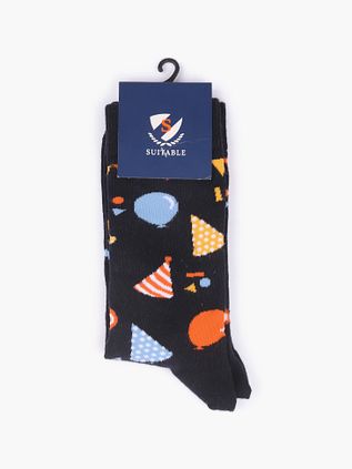 Suitable Socken Happy Birthday Multicolour