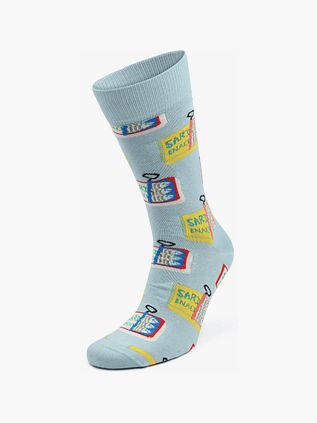 Happy Socks Chaussettes Sardine Tin Imprimées