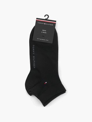 Tommy Hilfiger Sneaker Socks 2-Pack Black
