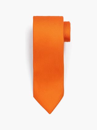 Suitable Zijde Stropdas Oranje