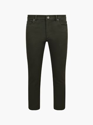 Pantalon Steppin' Out 5 poches Johnson Waffle Vert Foncé
