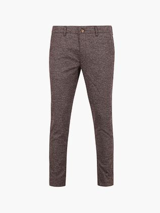 Suitable Chino Pico a quadri marrone