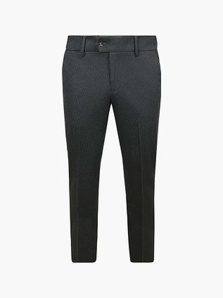 Suitable Pantalon Aiden Pied-de-Poule Vert Forêt