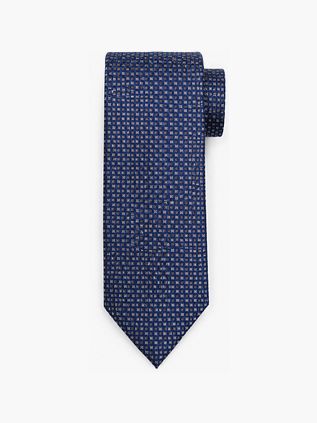 Suitable Tie Silk Fantasydots Navy