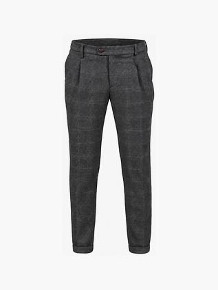Alberto Barista Chinos Glencheck Antracita