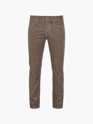 Pierre Cardin Hose Lyon Tapered Corduroy Taupe