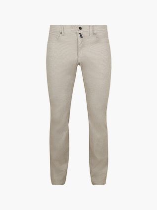 Pierre Cardin Bukser Lyon Tapered Print Greige