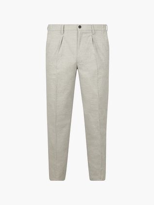 Profuomo Chinosy Flanelowe Grijs
