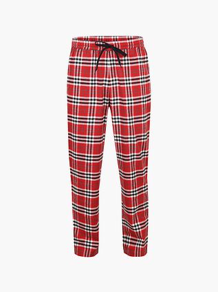 Steppin' Out Pantalon Confort Plaid Rouge