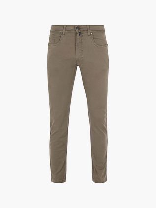 Spodnie Pierre Cardin Lyon Tapered w kolorze taupe