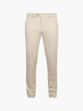 Suitable Das Pantalon Houndstooth Sand