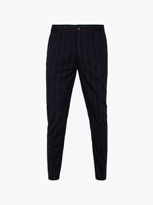 Scotch and Soda Mott Chino w paski granatowe