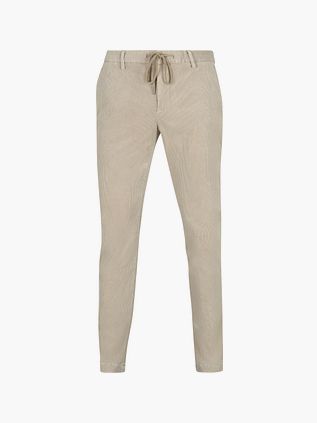 Alberto spodnie Jump Corduroy w kolorze greige