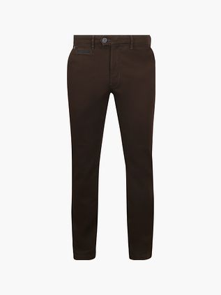 Gardeur Chinosy Benny 3 ciemnobrązowe