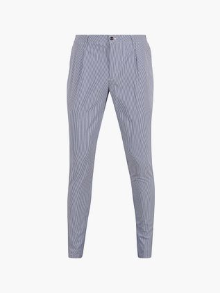 Suitable Chino Stripet Blå